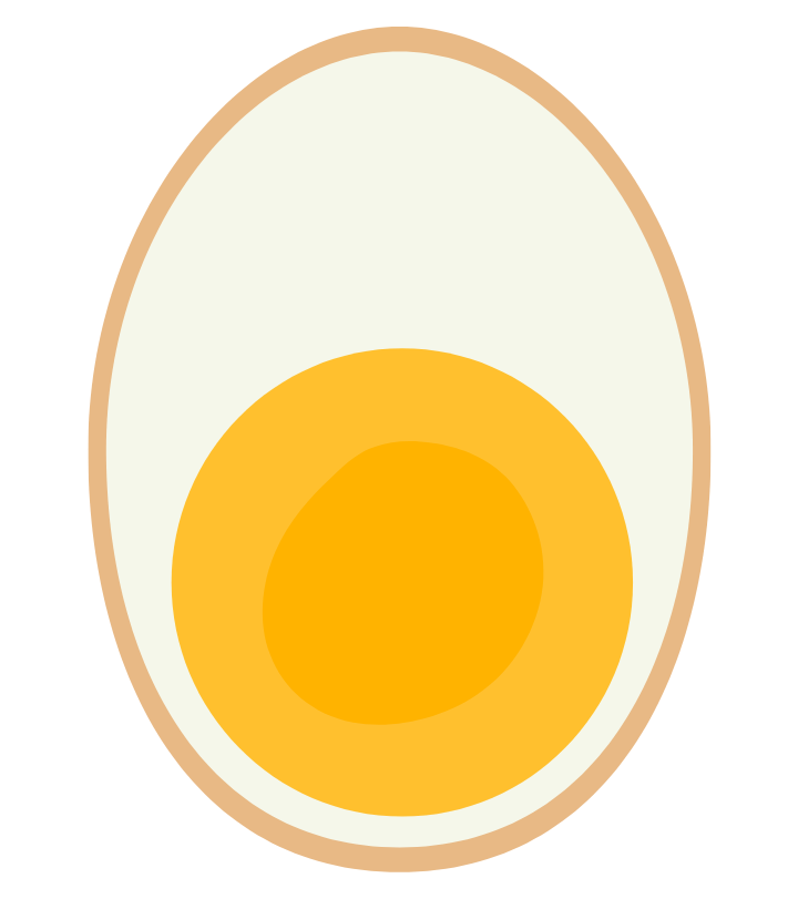 Illustration des parties de l'oeuf